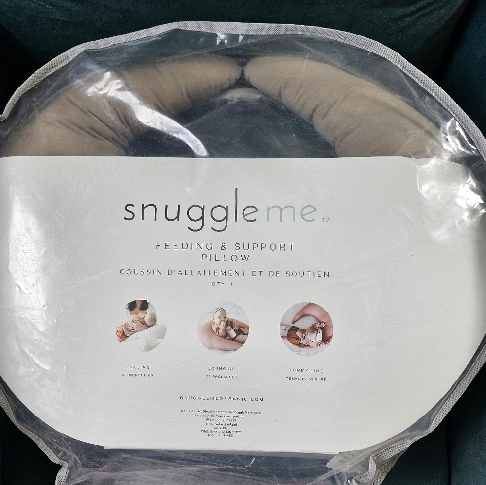 Snuggle me organic Feeding & Support Pillow - Cream